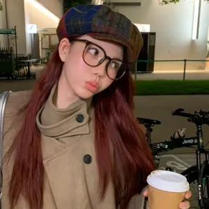 British style plaid wool beret hat for women autumn winter vintage newsboy cap stylish headwear