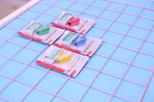 Mini Hefter Set süße Schreibwaren Schule Bürobedarf bunte kleine Heftmaschine.