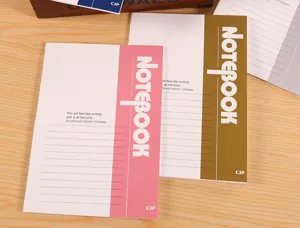 A5 Softcover Notizbuch mit stilvollem Design und linierten Seiten, 17 Blatt für den Alltag.