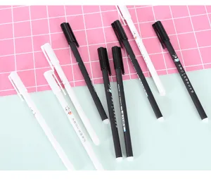 Cute student gel pen erasable creative black ink stationery office supplies 0.5mm