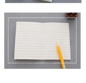 Cuaderno de notas de bolsillo rayado portátil mini libreta con lápiz para escuela oficina
