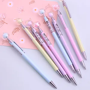 Cute cartoon bear mechanical pencil 0.5mm set for school students study stationery gift