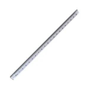 Règle triangulaire transparente 20 cm échelle métrique claire outil de dessin bureau