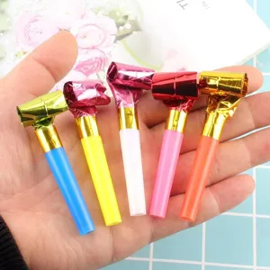 Candy color party blowouts whistles for kids birthday celebration fun toys bulk pack