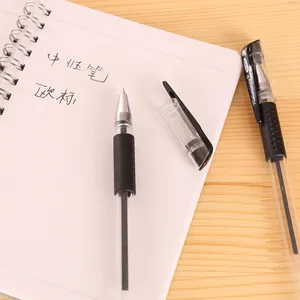 0.5mm black gel ink pen set office school writing stationery supplies standard ballpoint
