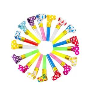 Colorful party blowouts whistle toys for kids birthday celebration fun noise makers props