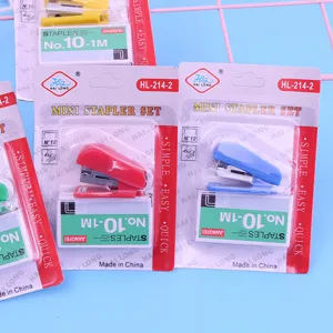 Mini Tacker Set mit Heftklammern, tragbarer kleiner Büroheftgerät für Schule und Schreibwaren.