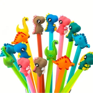 Cute Dinosaur Gel Pen Creative Cartoon Writing Pen Student Signature Stationery Supplies School Office Writing Tool
