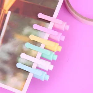 Macaron gel pens cute pastel aesthetic writing pens for student school stationery supplies