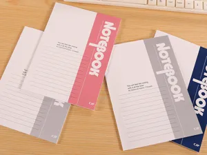 A5 Notizbuch liniert Schreibwaren Schule Büro Notizblock Tagebuch Schreibpapier Schüler