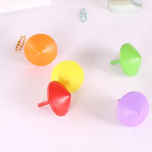Set di trottole in legno colorato giocattolo educativo per bambini classico giocattolo