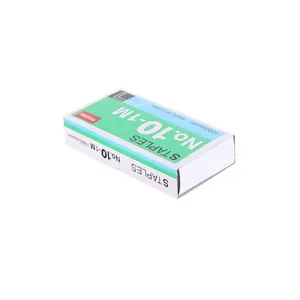 Boite de 1000 agrafes No.10 fournitures de bureau et scolares recharge agrafeuse metal