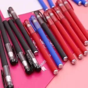 0.5mm Gel Ink Pens Matte Plastic Bullet And Needle Tip Writing Pens Office School Stationery Supplies Assorted Colors