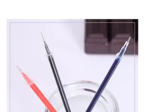 Ανταλλακτικά στυλό τζελ 0.5mm λεπτομέρεια, μαύρο κόκκινο μπλε μελάνι για γραφείο.