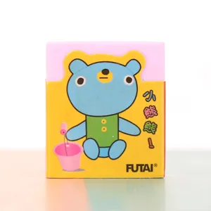 Cute cartoon scented eraser for students, lovely blue bear design, perfect stationery gift.