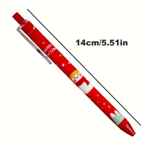 Penna gel retrattile di Natale simpatici articoli di cancelleria per studenti 14cm