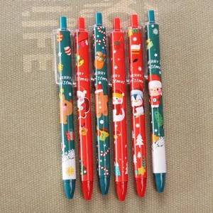 Natale Carino Premi Penna Gel Studente Cancelleria Scrittura Penna Ufficio Firma Penna Regalo Di Vacanza