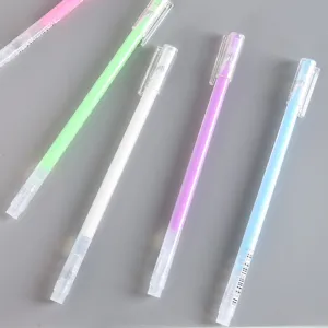 Candy color gel pens set, aesthetic pastel highlighters for journaling and creative DIY art.