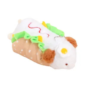 Χαριτωμένο ινδικό χοιρίδιο hot dog λούτρινο μπρελόκ αυγό τσάντα κρεμαστό κούκλα