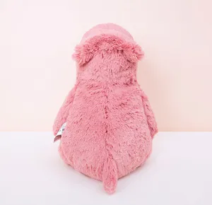 Bambola di peluche rosa simpatico animale imbottito abbraccio compagno regalo morbido.