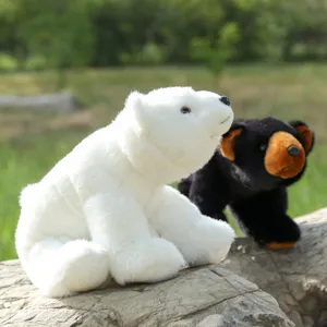 Simulations Eisbär Plüschtier süße Stofftier Puppe weiches Kissen Geschenk für Mädchen