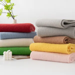 Sciarpa di lana tinta unita inverno caldo spessa morbida effetto cashmere moda elegante collo