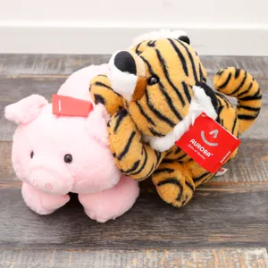 Simpatico animale peluche giocattolo bambola morbida maiale e tigre per regali di compleanno
