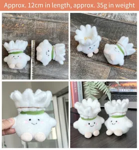 Cute badminton shuttlecock plush toy pendant, creative soft stuffed doll for backpack.