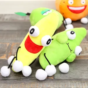 Niedliche Frucht Plüschtiere lustige Banane Gemüsepuppe weiche gefüllte Zeichentrickspielzeug