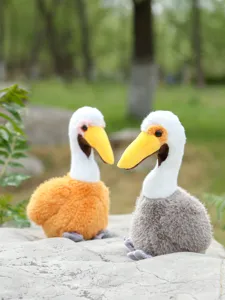 Cute pelican plush toy simulation bird doll home decor soothing companion doll gift detail view