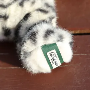 Juguete de peluche de leopardo de las nieves simulado muneco tierno detalle