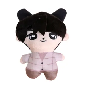 Cute Kpop anime Q-version plush doll pendant soft cartoon character toy for fans collection.