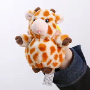 Cute giraffe plush pendant bag charm soft stuffed animal toy for kids and gift 12cm