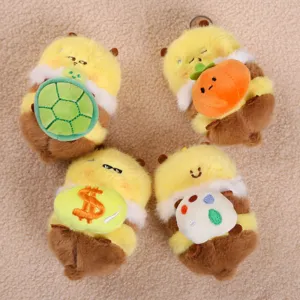 Simpatico piccolo ape peluche portachiavi ciondolo borsa decorazione peluche regalo