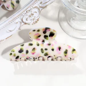 Koreanischer Stil süßer Blumenprint Haarklammer elegante süße Haare Accessoire für Damen Alltag