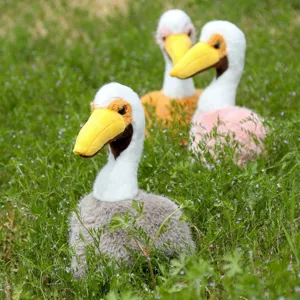 Cute pelican plush toy stuffed animal simulation bird doll for home decoration and kids gift