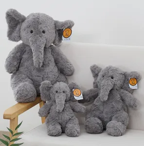 Niedlicher Elefant Plüschtier weiches Stofftier Kuscheltier Baby Schlafpuppe Geburtstagsgeschenk.