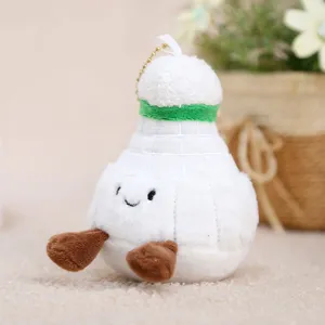 Grazioso ciondolo in peluche volano da badminton serie sport accessorio borsa bambola