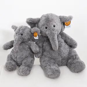 Süßer Simulations-Elefant Plüschtier Kuscheltier Weiche Puppe Baby Schlafende Begleitpuppe Kinder Geburtstagsgeschenk