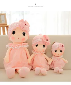 Schönes rosa Fee Plüschpuppe Set für Kinder und Mädchen, weiches Stofftier als tolles Geschenk.