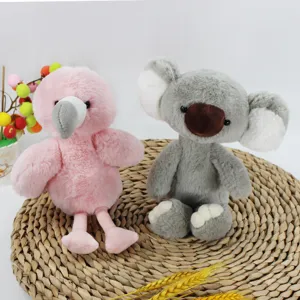 Cute koala and flamingo plush toys stuffed animals birthday gift for girls main view.