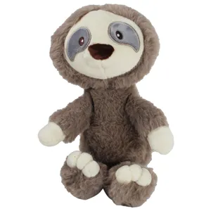 Cute Sloth Plush Toy Stuffed Animal Soft Doll Kids Birthday Gift Brown Sitting Design New