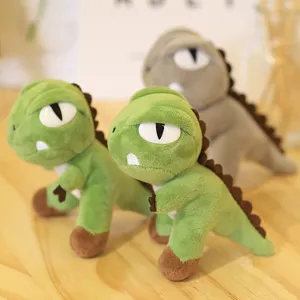 Creative Standing Dinosaur Plush Toy Mini Stuffed Animal Doll Cute Desktop Ornament Soft Toy
