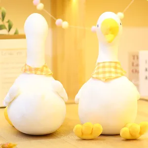 Simpatica grande oca bianca peluche morbida bambola cigno cuscino carino regalo letto bambini