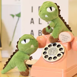 Creative standing dinosaur plush toy mini doll cute room desktop ornament decoration gift