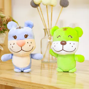 Süßer Cartoon Tiger Plüsch Anhänger Schlüsselanhänger Rucksack Deko Kuscheltier Set