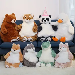 Niedliches riesiges Plueschtier weiches dickes Kissen Puppe Kinder Geburtstag Geschenk