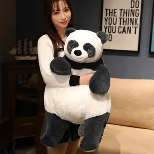 Großer Panda Plüschtier weiches süßes Stofftier Kissen Puppe für Kinder Heimtextilien Geschenk