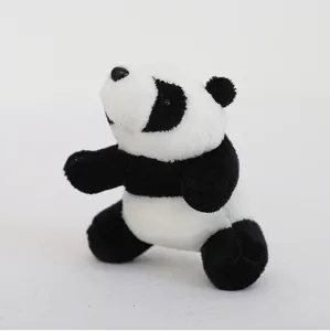 Cute panda plush toy detail hanging accessory fluffy stuffed doll cute animal toy decoration