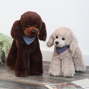 Simpatico barboncino peluche cane di peluche animale bambola morbida regalo di compleanno.
